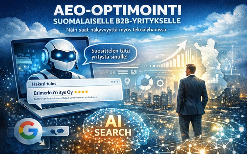 AEO-optimointi suomalaiselle B2B-yritykselle: näin saat näkyvyyttä myös tekoälyhauissa