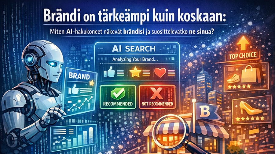 Brändin näkyvyys AI-hakukoneissa kuten ChatGPT, Perplexity ja Google AI