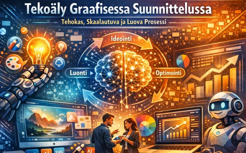 Tekoäly graafisessa suunnittelussa: Näin rakennamme tehokkaan, skaalautuvan ja luovan suunnitteluprosessin