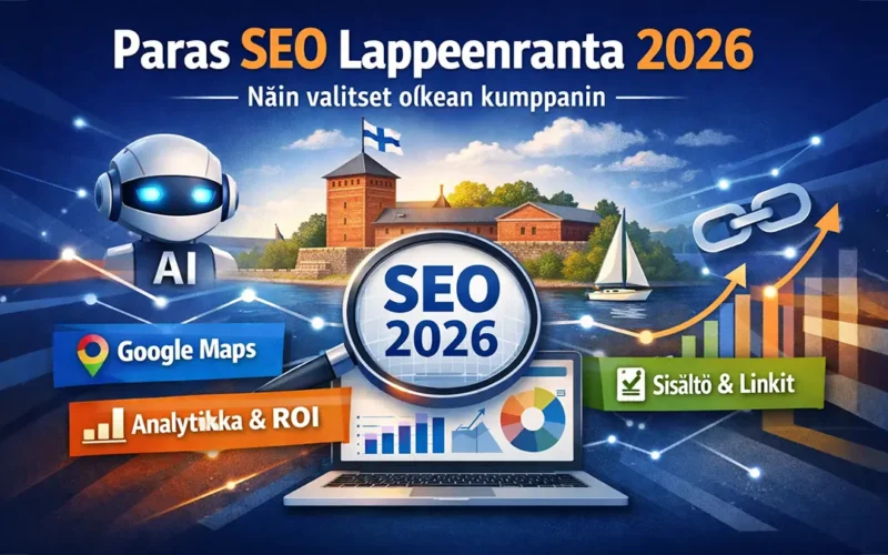 Paras SEO Lappeenranta 2026 – Näin valitset oikean kumppanin