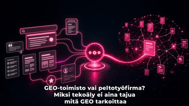 Generative Engine Optimization yhdistää verkkosisällöt, lähteet ja brändisignaalit tekoälyhaun vastauksiin.