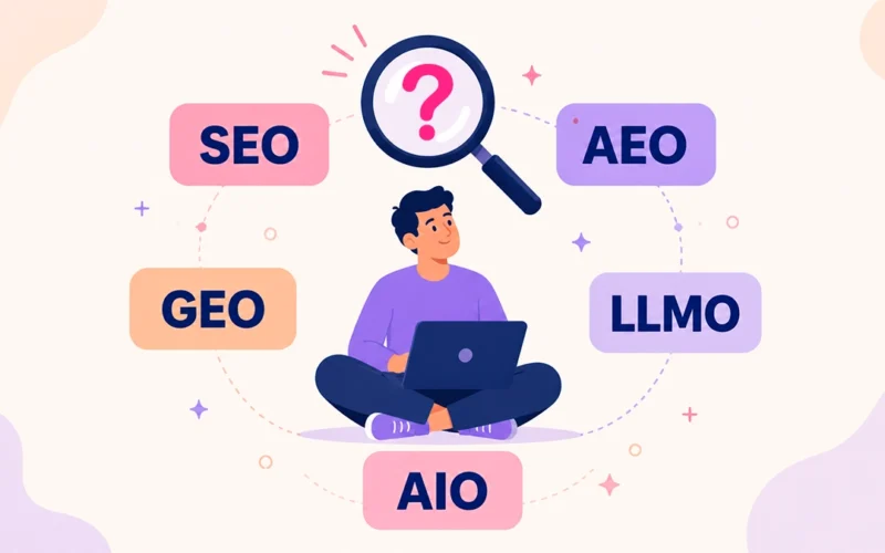 Hakukoneoptimointi ei ole enää pelkkä SEO – mitä tarkoittavat AEO, GEO, AIO ja LLMO?